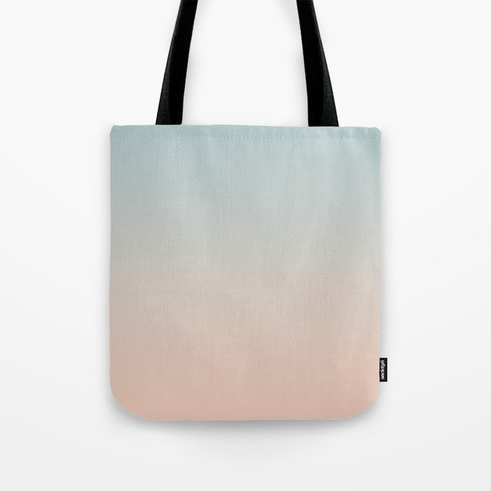 Soft Gradient Ombre Gradual Geometric Artwork Tote Bag