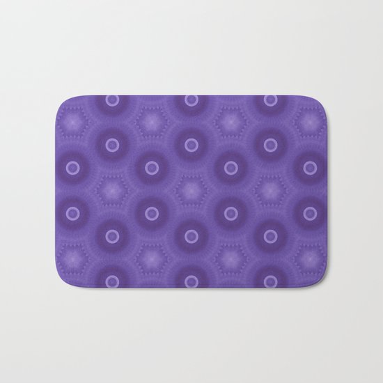 Fractal Cogs n Wheels in DPA02 Bath Mat