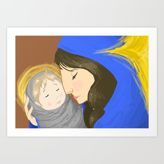 Mother Mary Art Print