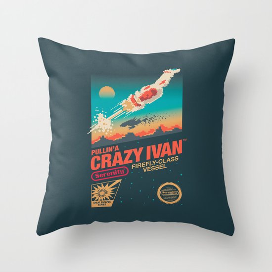 Crazy Ivan Throw Pillow