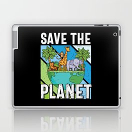 Save The Planet Vintage Retro Laptop Skin
