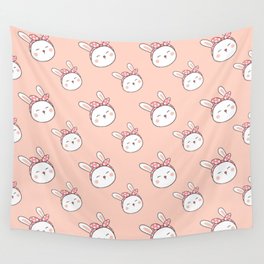 Bunny Faces Wall Tapestry