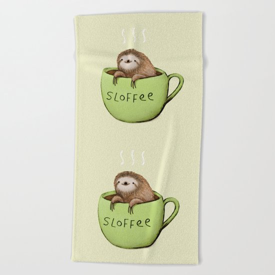 Sloffee Beach Towel