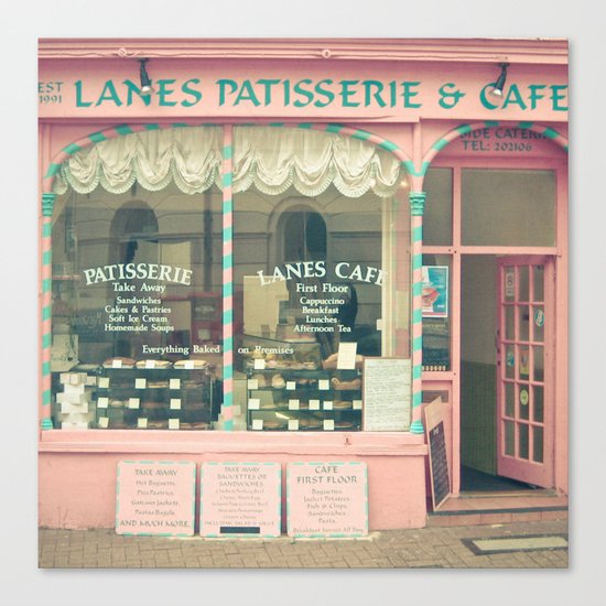 Sweet Cafe Canvas Print