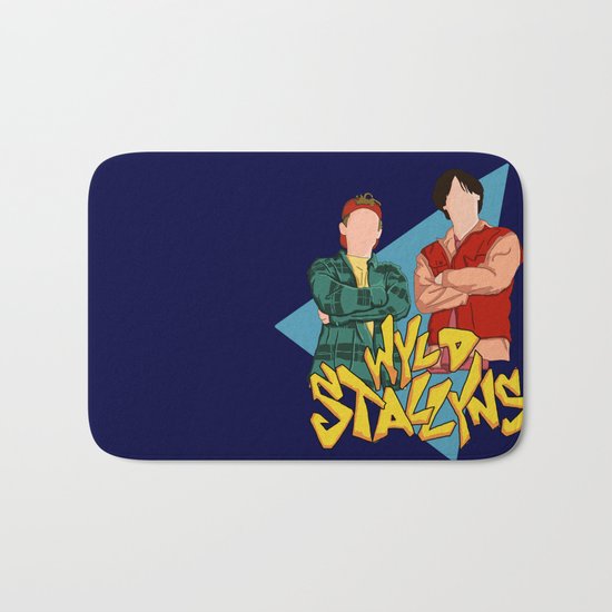 Bill and Ted Wyld Stallyns Bath Mat