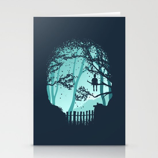 Don't Look Back In Anger Stationery Cards
