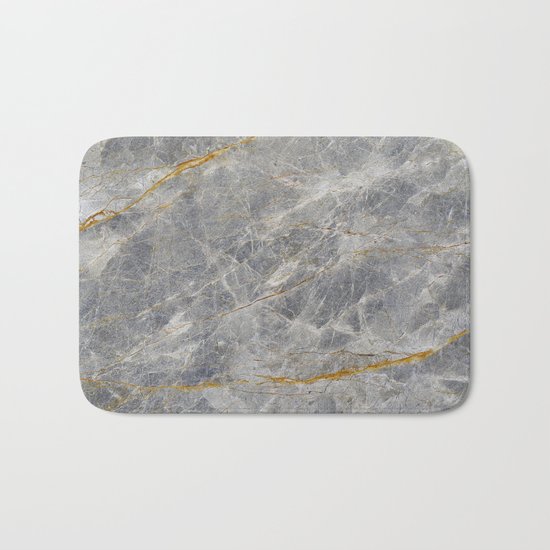 Grey Marble Bath Mat