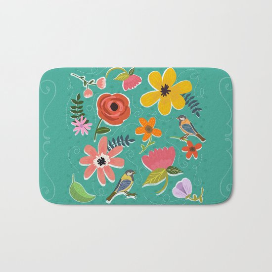 Secret Garden Bath Mat