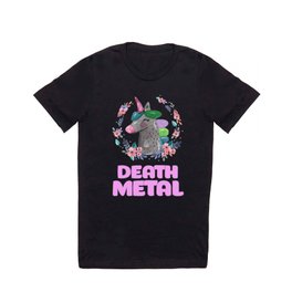Unicorn Death Metal T-shirt | Graphicdesign, Deathmetal, Music, Fantastic, Rock, Unicorn, Hardmetal, Funny, Pink 