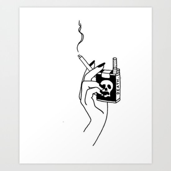 SMOKING KILLS Art Print