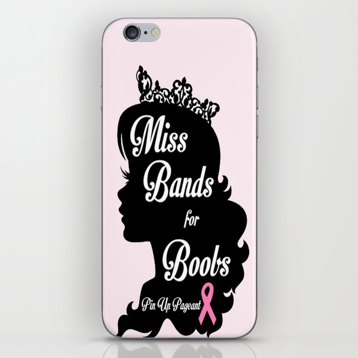 Miss Bands for Boobs Pin Up Pageant iPhone Skin