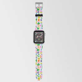 Cut-Out, Colorful Shapes Apple Watch Band