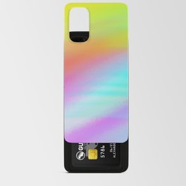 rainbow gradient graphic design Android Card Case