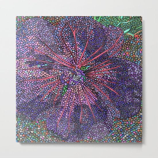 Purple Flower Metal Print