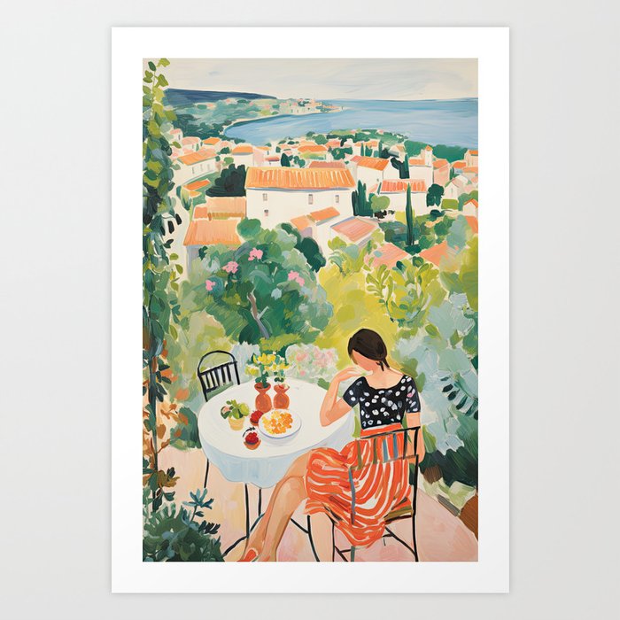 Mediterranean Summer  Art Print