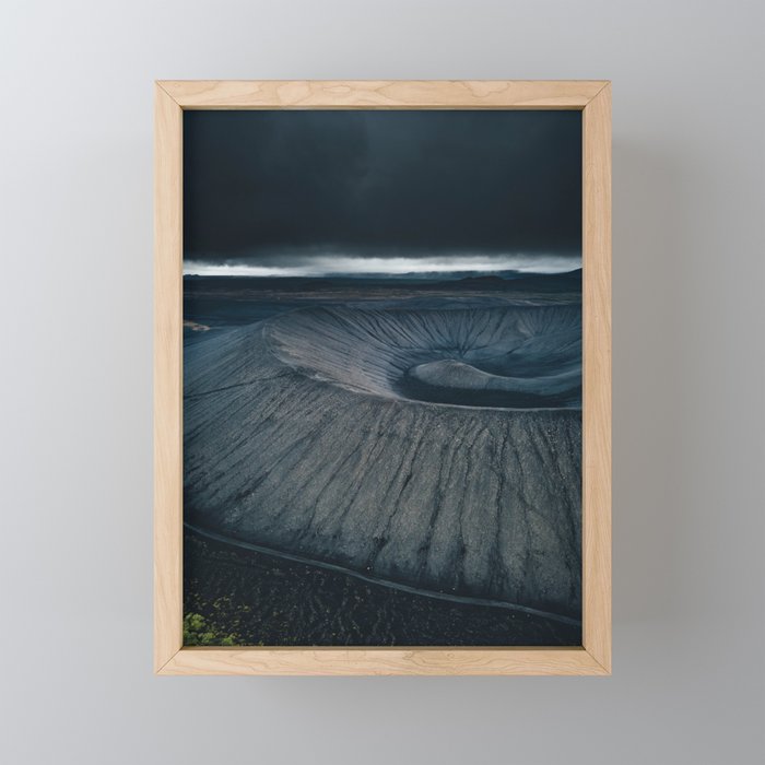 Dormant Volcano Framed Mini Art Print
