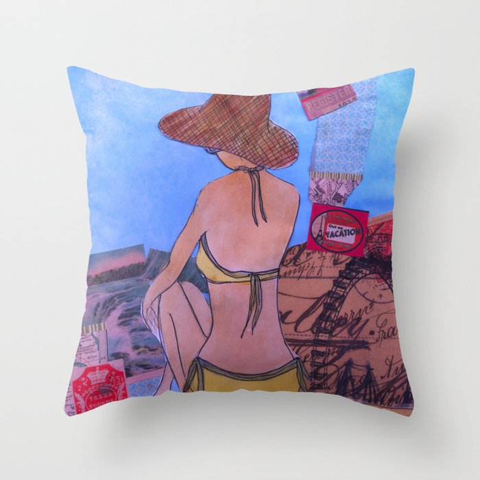 Beach Throw Pillow