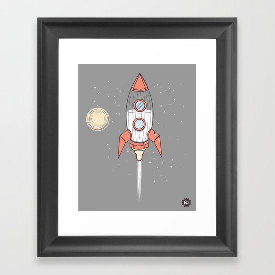 Bottle Rocket Framed Art Print