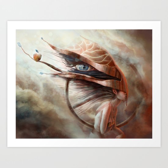 Repressed Art Print