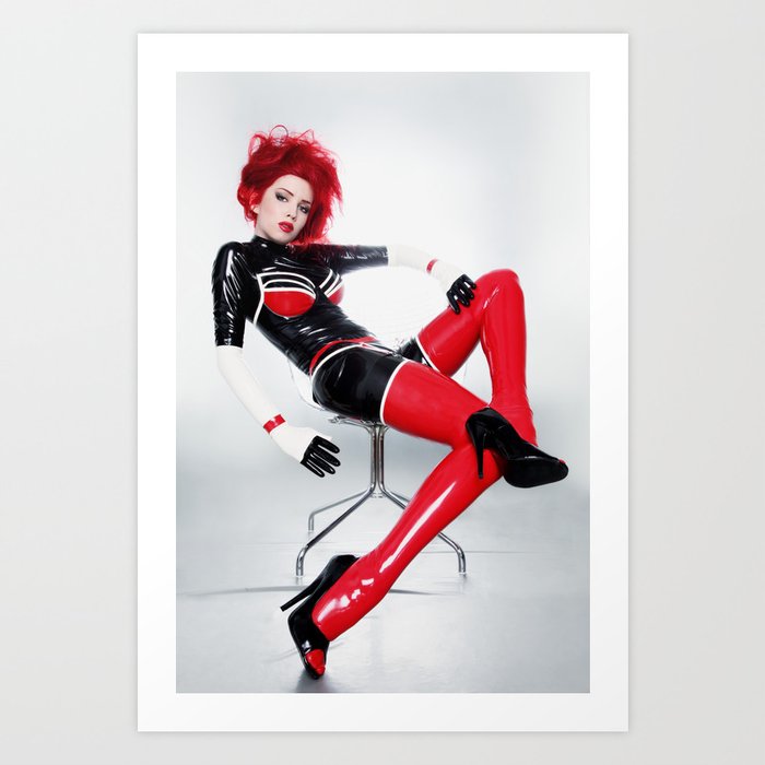 Highglossdoll Dena Massque 1 Art Print Highglossdoll Dena Massque 1 Art Print