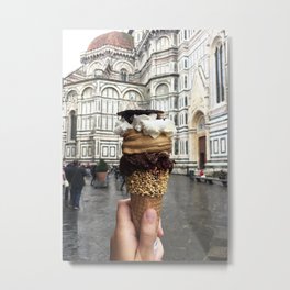 Feast For the Eyes Metal Print | Italy, Kitchendecor, Summer, Architecture, Wallart, Joy, Art, Florence, Digital, Color 