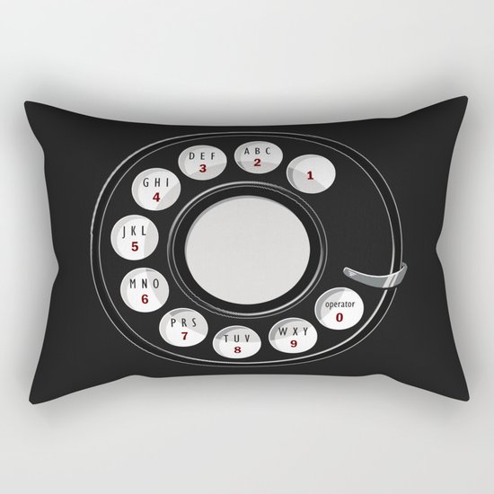 Rotary Me Rectangular Pillow