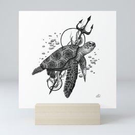 Poseidon Mini Art Print