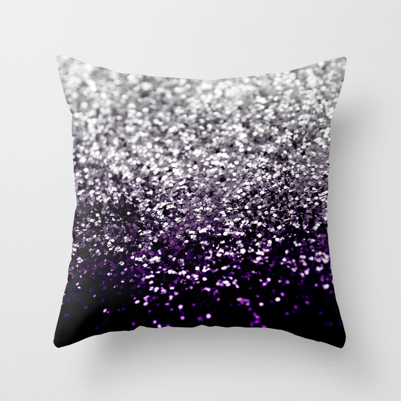 dark purple throw pillow