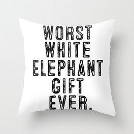Christmas Elephant Throw Pillows Society6