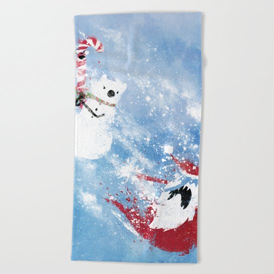 Christmas Time!! Beach Towel
