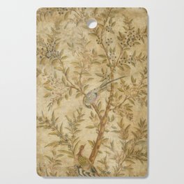Antique 18th Century Gold Chinoiserie Garden Fresco Cutting Board