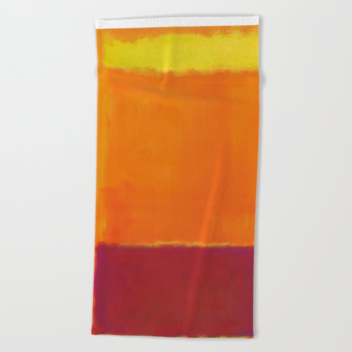 Mark Rothko - Untitled No 73 - 1952 Artwork Beach Towel