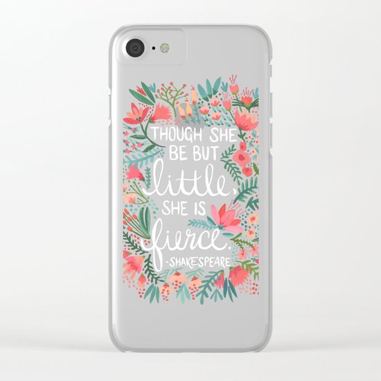 Little & Fierce Clear iPhone Case