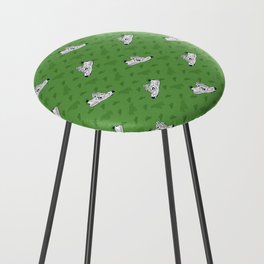 Dad Shoes (Green Grass) Counter Stool