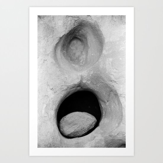 Rock In A Hard Place Art Print