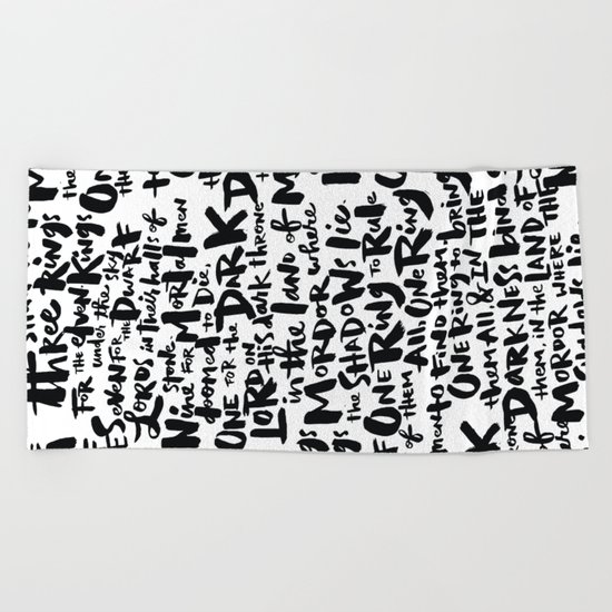 One Ring Beach Towel