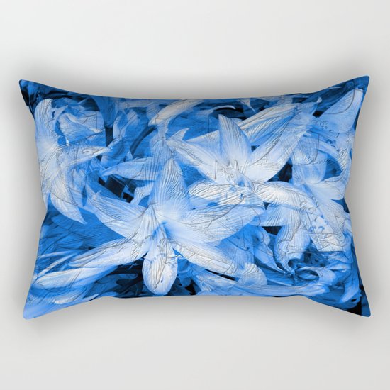 Blue... Rectangular Pillow