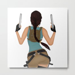 Tomb Raider Metal Print