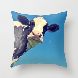 Country Life | Say Hello to Mrs. Cow Throw Pillow