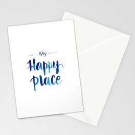 My Happy Place Stationery Cards
