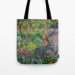 Claude Monet "The Iris Garden at Giverny", 1899-1900 Tote Bag