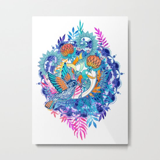 Wild Garden Metal Print