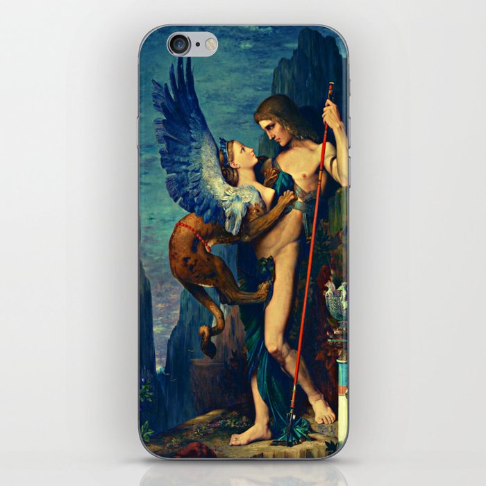 Oedipus and the Sphinx - French Artwork iPhone Skin