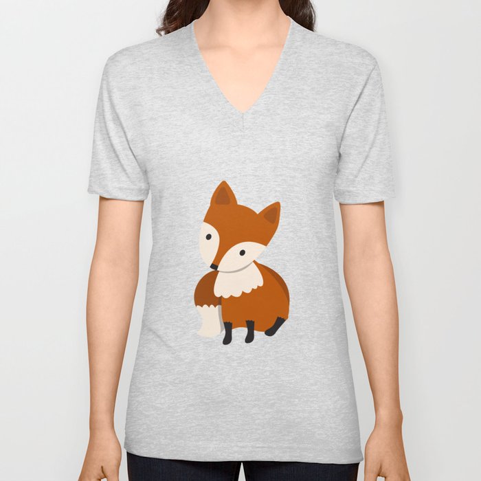 What does the fox say? V Neck T Shirt