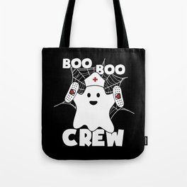 Boo Boo Crew Halloween Nurse Tote Bag