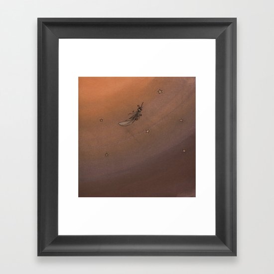 Feather Framed Art Print