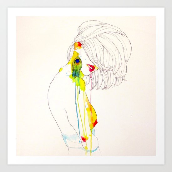 PAVO REAL Art Print