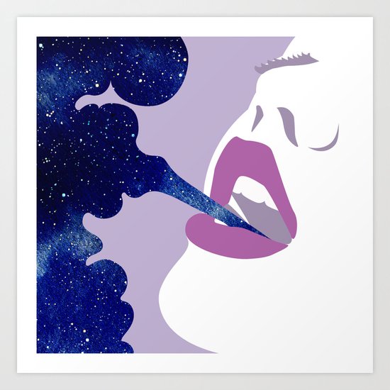 Starry Haze Art Print