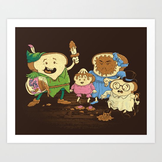 Yep, just a little bit of fairy peanut butter Art Print