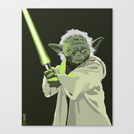 Yoda of Star Wars Canvas Print